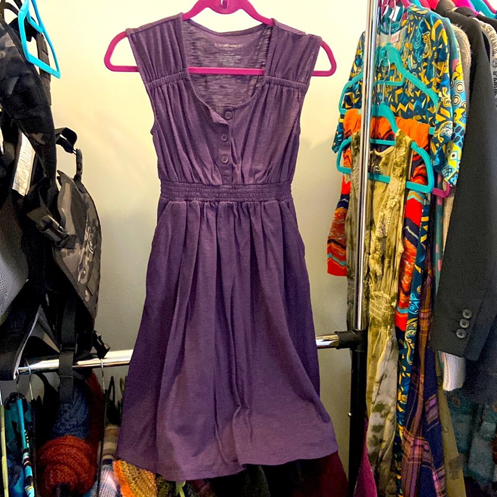 Purple Maternity dress